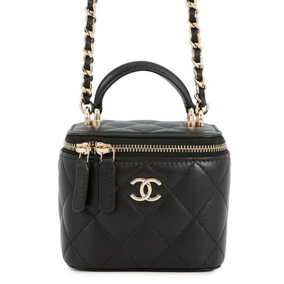 CHANEL Handbags - Chanel Chain Shoulder Bag, Small Vanity Case, Lambskin, AP2198, CHANEL Pochet...
